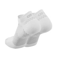 UNISEX OS1ST PLANTAR FASCIITIS NO SHOW SOCKS | WHITE