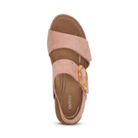 WOMEN'S AETREX ASHLEY ARCH SUPPORT WEDGE SANDAL | ROSE