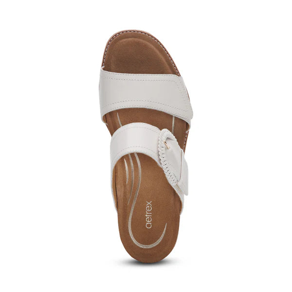 WOMEN'S AETREX TATIANA ARCH SUPPORT HEEL | IVORY