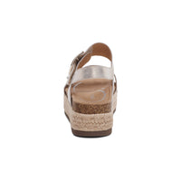 WOMEN'S AETREX VANIA ARCH SUPPORT PLATFORM SANDAL | CHAMPAGNE