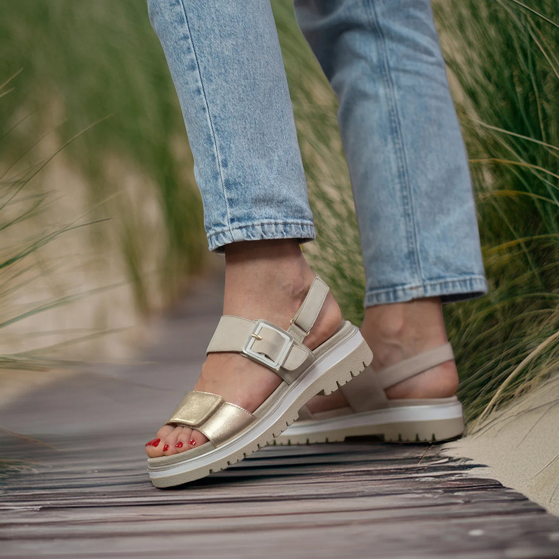 WOMEN'S ARA MARBELLA SANDAL | SAND