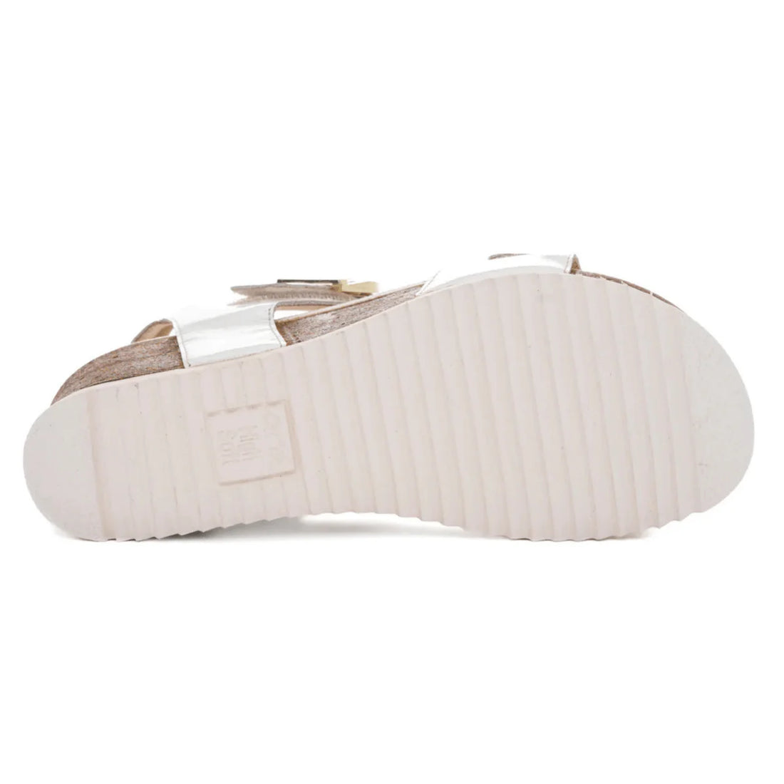 WOMEN'S ARA NOVA ADJUSTABLE WEDGE SANDAL | SILVER METALLIC 12