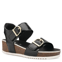 WOMEN'S ARA NOVA ADJUSTABLE WEDGE SANDAL | BLACK 01