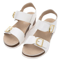 WOMEN'S ARA NOVA ADJUSTABLE WEDGE SANDAL | WHITE 04