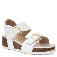 WOMEN'S ARA NOVA ADJUSTABLE WEDGE SANDAL | WHITE 04