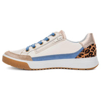 WOMEN'S ARA RIO SNEAKER | CREAM / SAND / AZURE BLUE