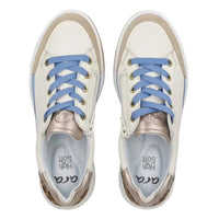WOMEN'S ARA RIO SNEAKER | CREAM / SAND / AZURE BLUE