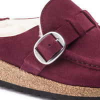 WOMEN'S BIRKENSTOCK BUCKLEY SHEARLING | MAROON