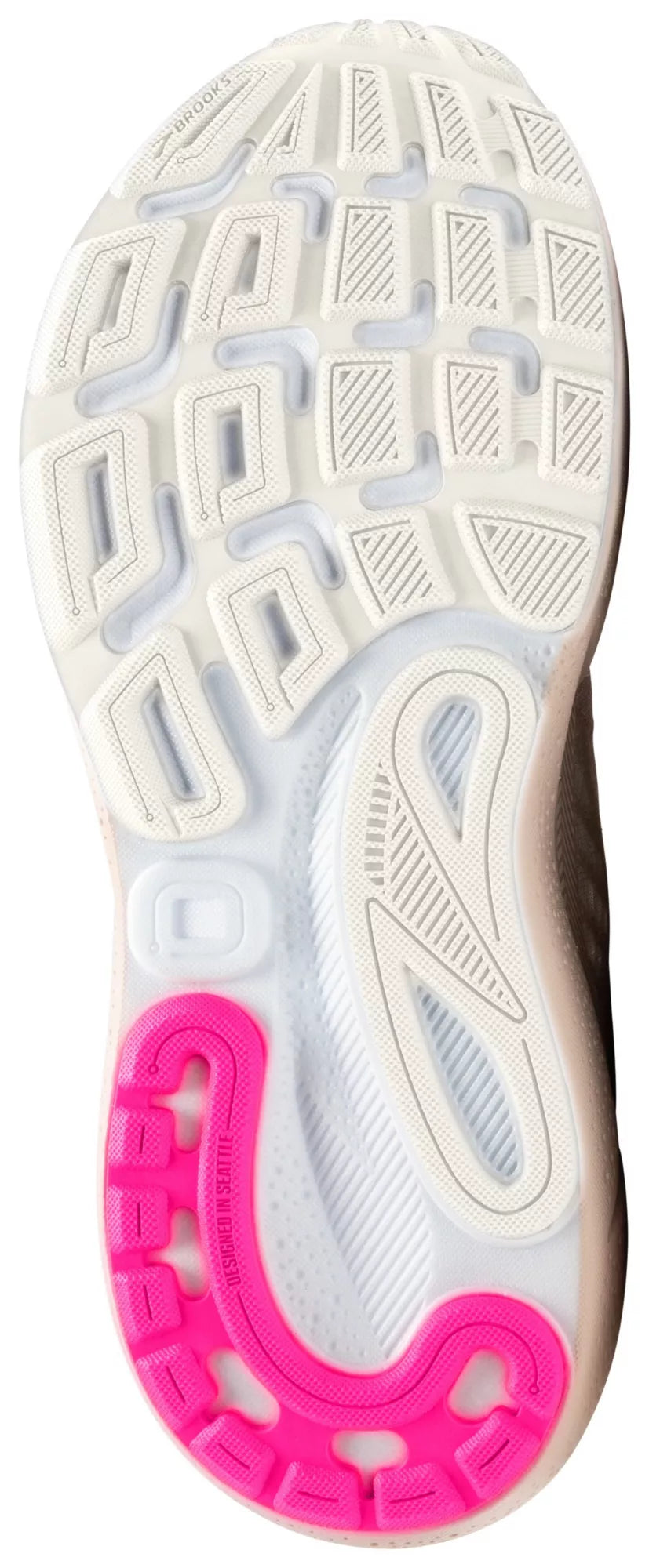 WOMEN'S BROOKS ADRENALINE GTS 24 | CHATEAU GREY / COCONUT / PINK