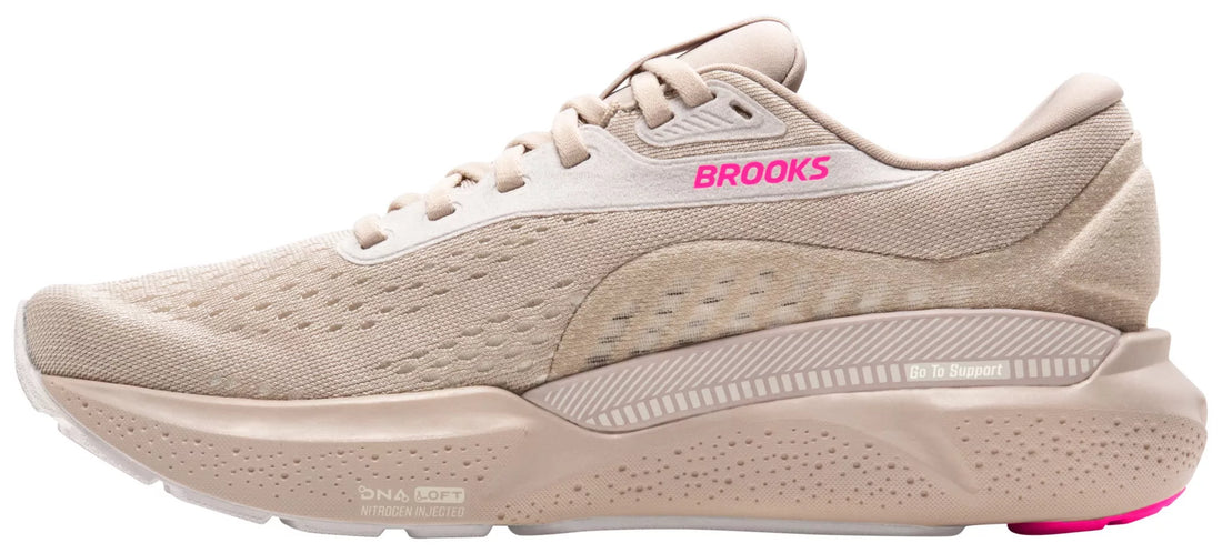 WOMEN'S BROOKS ADRENALINE GTS 24 | CHATEAU GREY / COCONUT / PINK