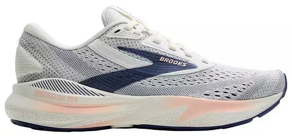 WOMEN'S BROOKS ADRENALINE GTS 24 | GREY / BLUE RIBBON / PEACH