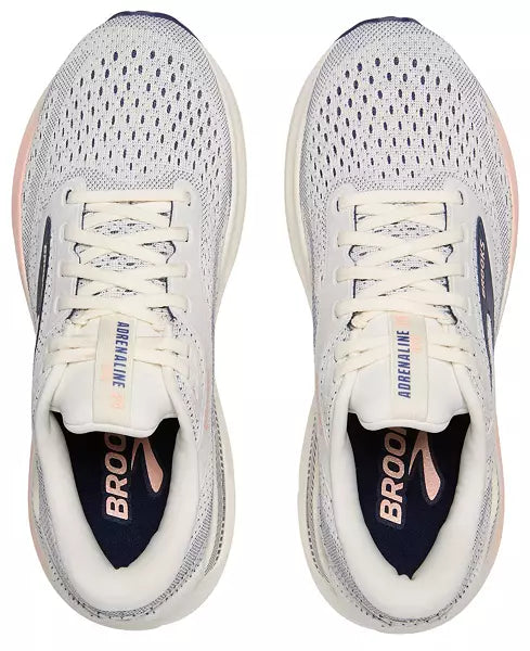 WOMEN'S BROOKS ADRENALINE GTS 24 | GREY / BLUE RIBBON / PEACH