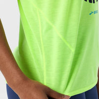 WOMEN'S BROOKS DISTANCE TANK 3.0 | NEO YELLOW / RUN HAPPY