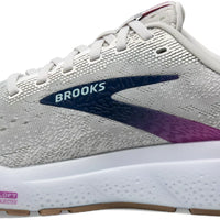 WOMEN'S BROOKS GHOST 16 | WHITE / GREY / ESTATE BLUE