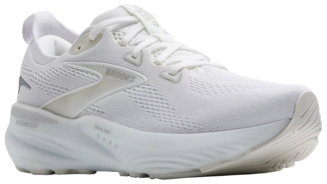 WOMEN'S BROOKS GLYCERIN GTS 22 | WHITE / WHITE / GREY