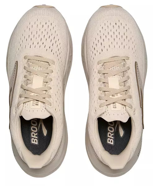 WOMEN'S BROOKS GLYCERIN MAX | ALMOND PEACH / LONDON FOG / WHITE