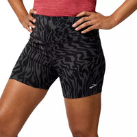 WOMEN'S BROOKS SPARK 5" SHORT TIGHT | OBSIDIAN SPEEDSCAPE
