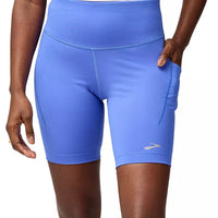 WOMEN'S BROOKS SPARK 8" SHORT TIGHT | BLUEBELL