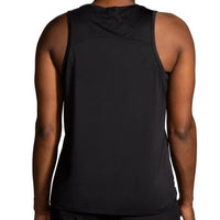 Black sleeveless hoodie worn by a person on a white background