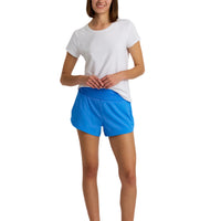 WOMEN'S FREE FLY BAMBOO-LINED ACTIVE BREEZE SHORT - 3" | SURF BLUE