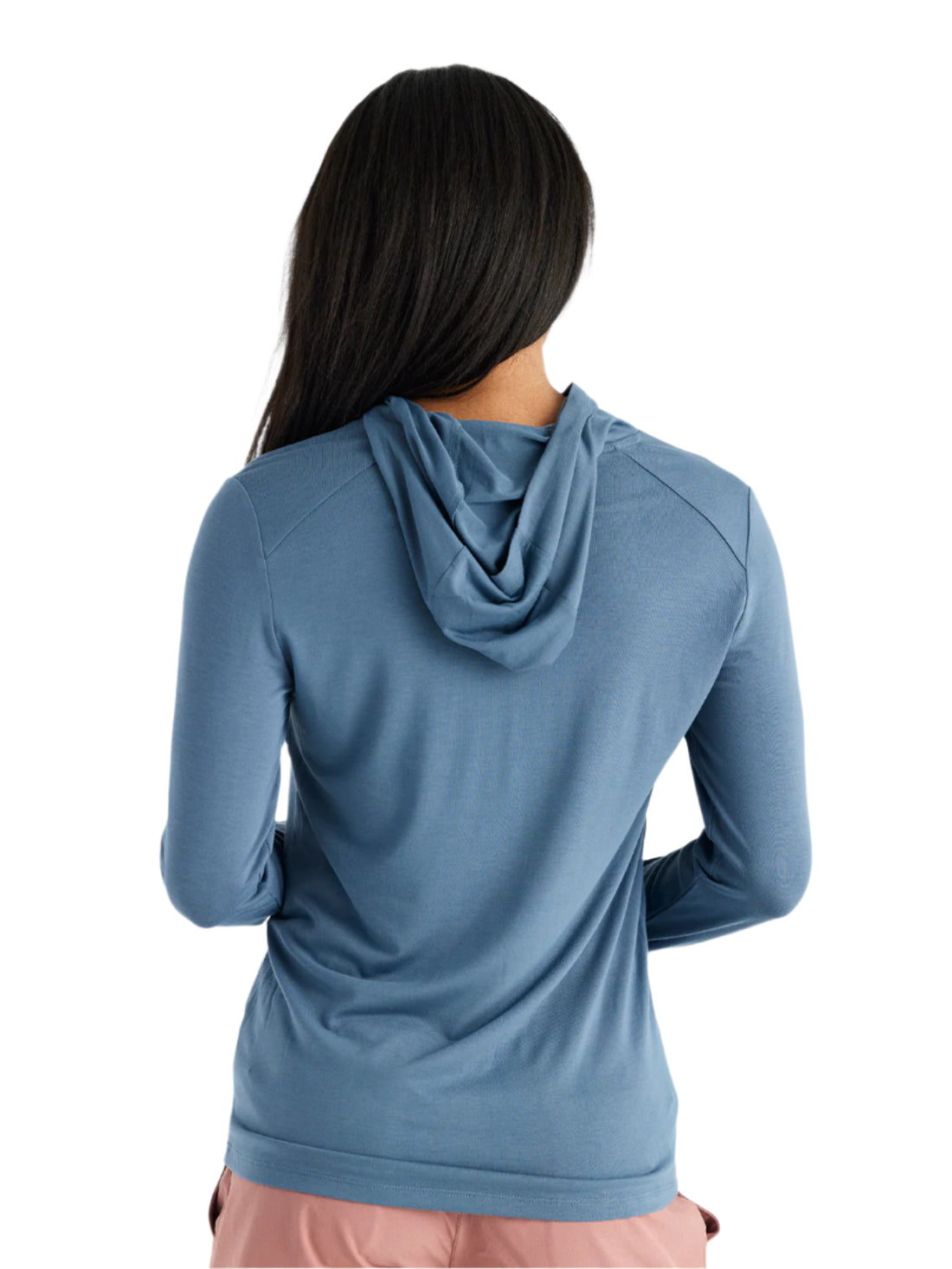 WOMEN'S FREE FLY BAMBOO SHADE HOODIE II | SLATE BLUE