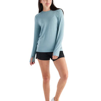 WOMEN'S FREE FLY BAMBOO SHADE LONG SLEEVE II | OCEAN MIST