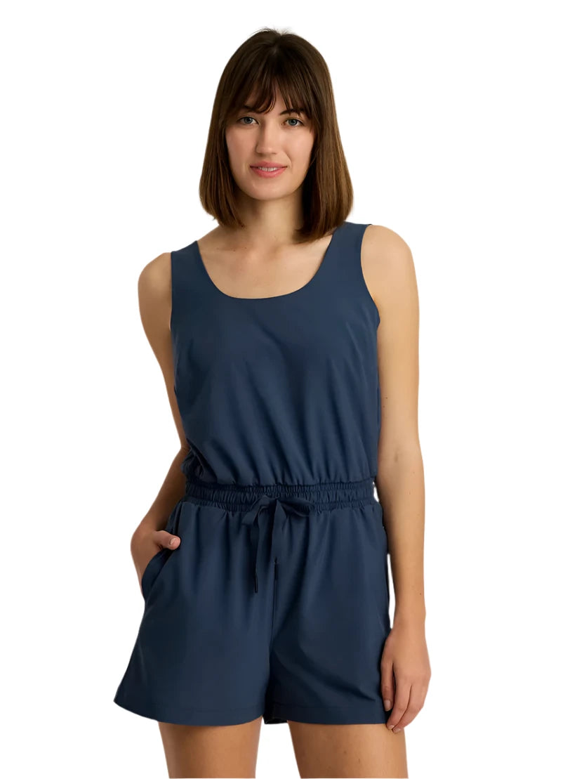 WOMEN'S FREE FLY BREEZE ROMPER | STORM CLOUD