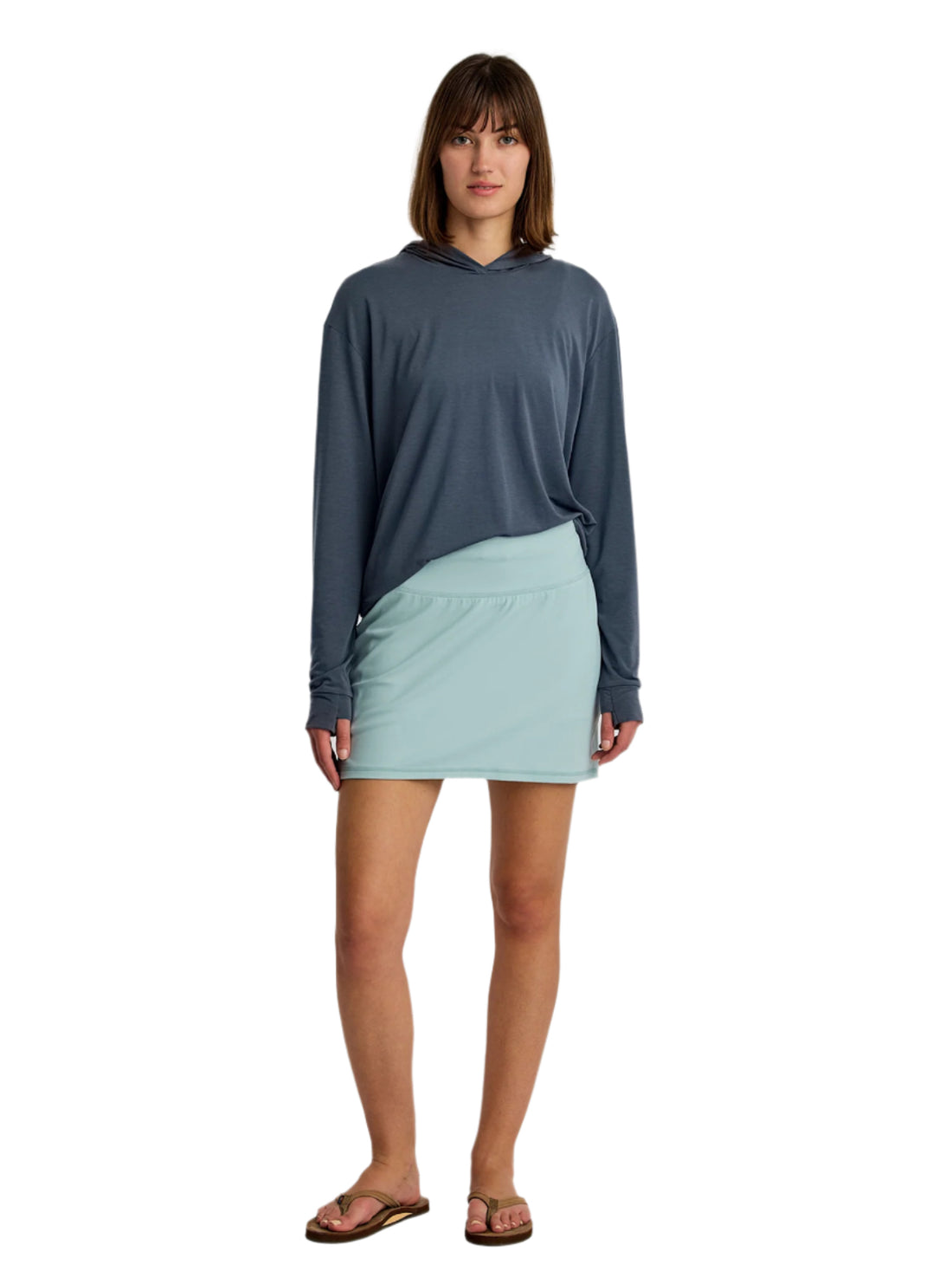 WOMEN'S FREE FLY ELEVATE LIGHTWEIGHT HOODIE | STORM CLOUD