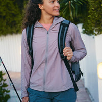 WOMEN'S FREE FLY HEADWIND JACKET | PURPLE SAGE