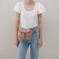 WOMEN'S HOBO FERN LARGE BELT BAG | HAZEL BUFFED LEATHER