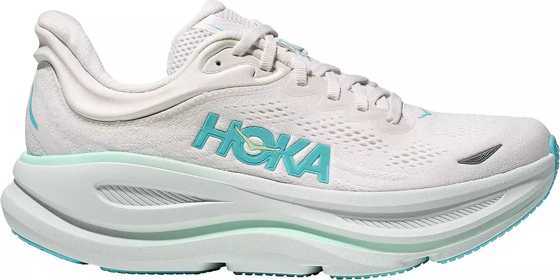 WOMEN'S HOKA BONDI 9 | FROST / CIELO BLUE – Randy's Shoes
