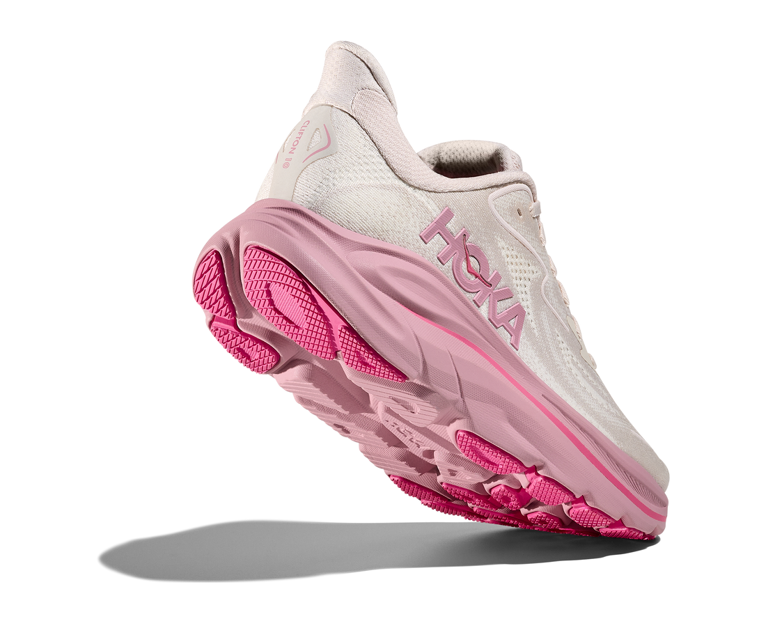 WOMEN'S HOKA CLIFTON 10 | ROSE CREAM / DRIED ROSE