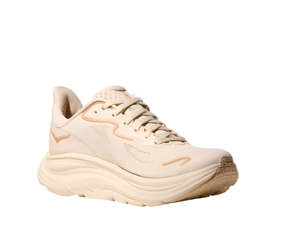 HOKA Women's Clifton 10, Vanilla/Birch / Wide / 10