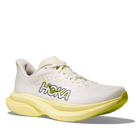 WOMEN'S HOKA MACH 6 | WHITE | NEON HOKA CITRUS