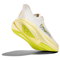 WOMEN'S HOKA MACH 6 | WHITE | NEON HOKA CITRUS