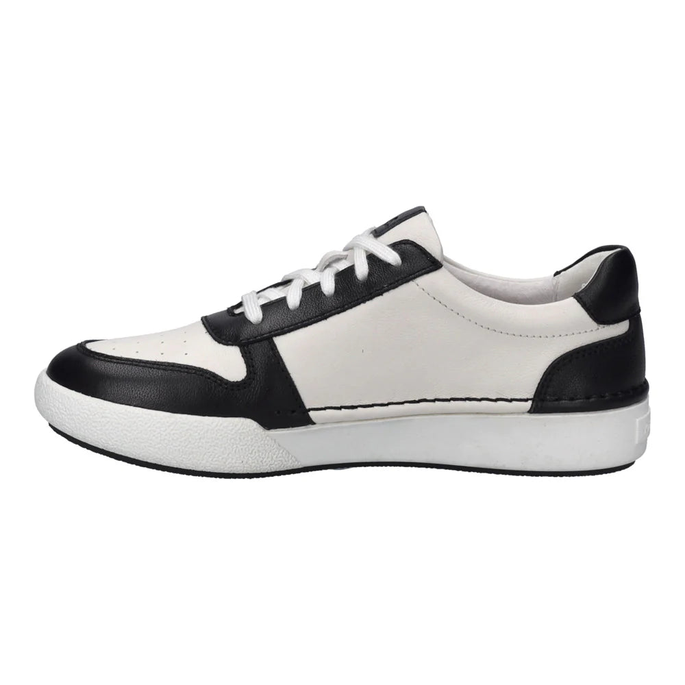 WOMEN'S JOSEF SEIBEL CLAIRE 27 | BLACK / WHITE LEATHER
