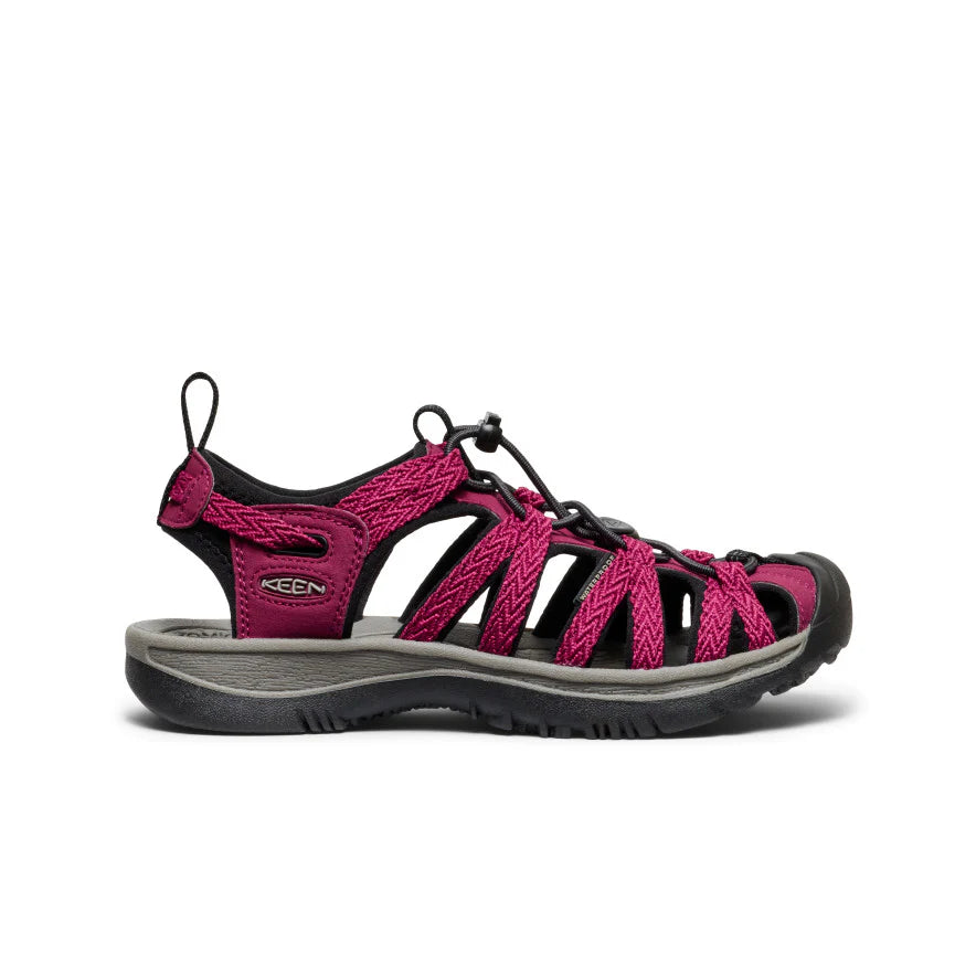 WOMEN'S KEEN WHISPER | BEAUJOLAIS / BLACK – Randy's Shoes