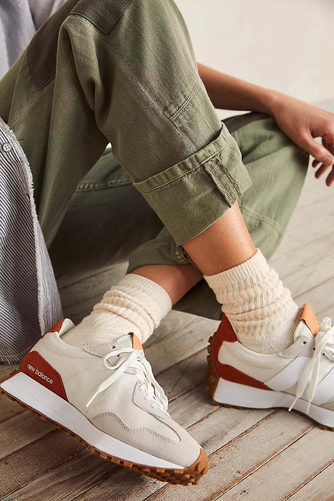 WOMEN'S NEW BALANCE 327 | SEA SALT / RUST OXIDE – Randy's Shoes