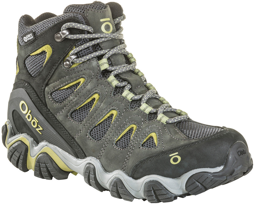 MEN'S OBOZ SAWTOOTH II MID WATERPROOF | DARK SHADOW / WOODBINE GREEN