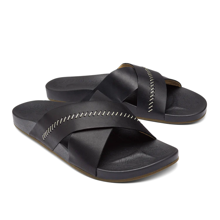 WOMEN'S OLUKAI KIPE'A 'OLU | BLACK / BLACK