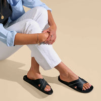 WOMEN'S OLUKAI KIPE'A 'OLU | BLACK / BLACK