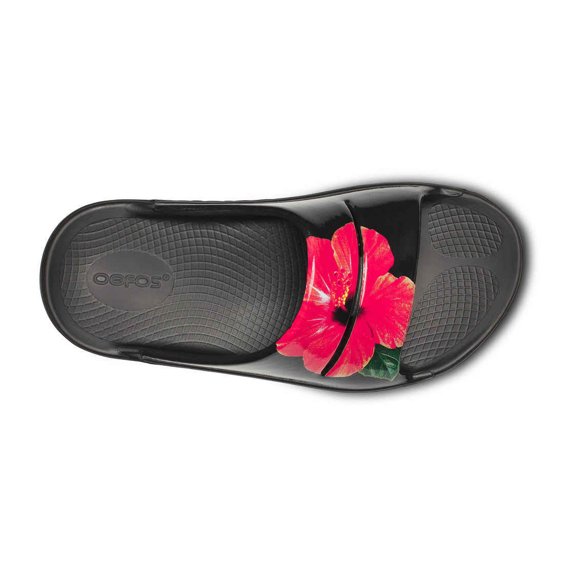 WOMEN'S OOFOS OOAHH LIMITED SLIDE SANDAL | HIBISCUS
