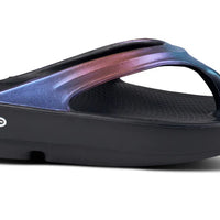 WOMEN'S OOFOS OOLALA LUXE SANDAL | MIDNIGHT SPECTRE