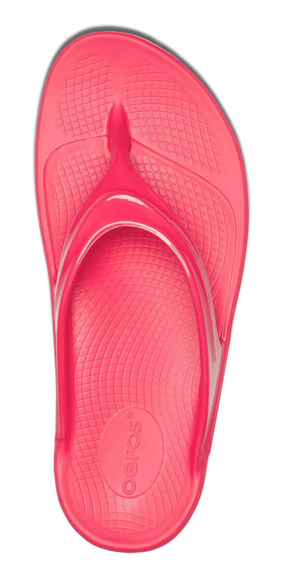 WOMEN'S OOFOS OOLALA SANDAL | NEON BERRY