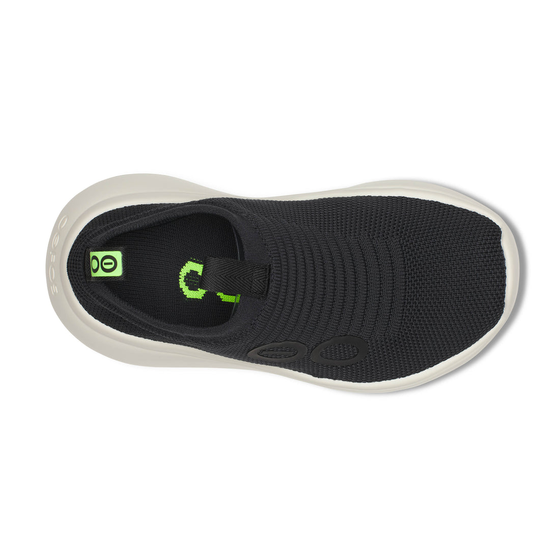 WOMEN'S OOFOS OOMY ZEN | CHALK | BLACK