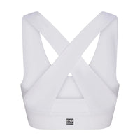 WOMEN'S PB5-STAR X-OVER BACK SPORTS BRA | WHITE