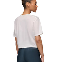 WOMEN'S PRANA EVERYDAY CROP TEE | SOFT WHITE