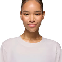 WOMEN'S PRANA EVERYDAY CROP TEE | SOFT WHITE