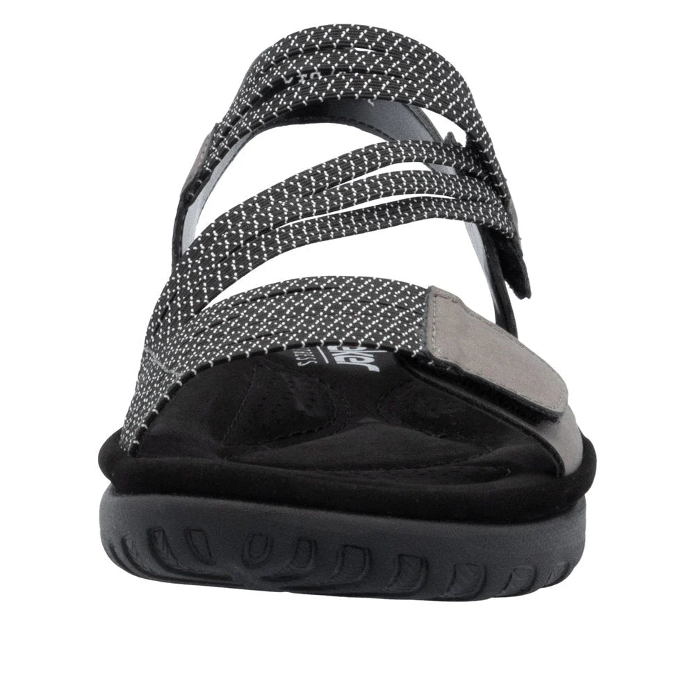 WOMEN'S RIEKER FRANJA 70 | MINERAL / SCHWARZ - WEISS