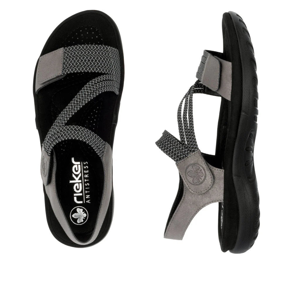 WOMEN'S RIEKER FRANJA 70 | MINERAL / SCHWARZ - WEISS